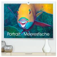 Portrait: Meeresfische (hochwertiger Premium Wandkalender 2026 DIN A2 quer), Kunstdruck in Hochglanz