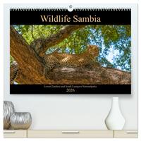 Wildlife Sambia (hochwertiger Premium Wandkalender 2026 DIN A2 quer), Kunstdruck in Hochglanz
