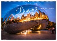 Chicago - Stadt der Ebenen (Wandkalender 2026 DIN A2 quer), CALVENDO Monatskalender
