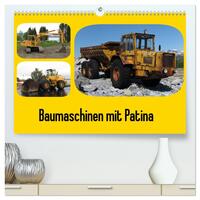Baumaschinen mit Patina (hochwertiger Premium Wandkalender 2026 DIN A2 quer), Kunstdruck in Hochglanz