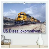 US Diesellokomotiven (hochwertiger Premium Wandkalender 2026 DIN A2 quer), Kunstdruck in Hochglanz
