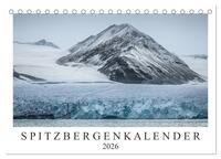 Spitzbergenkalender (Tischkalender 2026 DIN A5 quer), CALVENDO Monatskalender