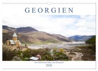 Georgien - Vom Schwarzen Meer zum Kaukasus (Wandkalender 2026 DIN A3 quer), CALVENDO Monatskalender