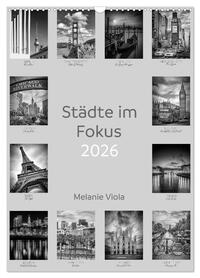 Städte im Fokus (Wandkalender 2026 DIN A3 hoch), CALVENDO Monatskalender