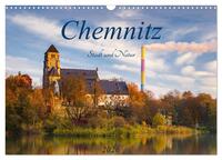 Chemnitz - Stadt und Natur (Wandkalender 2026 DIN A3 quer), CALVENDO Monatskalender