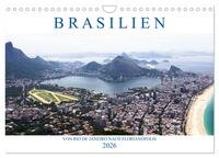 Brasilien - Von Rio nach Florianópolis (Wandkalender 2026 DIN A4 quer), CALVENDO Monatskalender