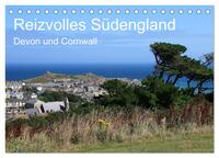 Reizvolles Südengland Devon und Cornwall (Tischkalender 2026 DIN A5 quer), CALVENDO Monatskalender