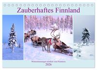 Zauberhaftes Finnland (Tischkalender 2026 DIN A5 quer), CALVENDO Monatskalender