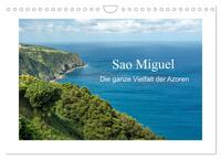 Sao Miguel - Die ganze Vielfalt der Azoren (Wandkalender 2026 DIN A4 quer), CALVENDO Monatskalender