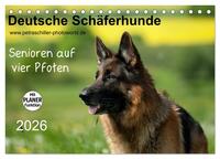 Deutsche Schäferhunde - Senioren auf vier Pfoten (Tischkalender 2026 DIN A5 quer), CALVENDO Monatskalender