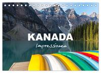 Kanada - Impressionen (Tischkalender 2026 DIN A5 quer), CALVENDO Monatskalender