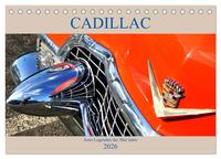 Auto Legenden CADILLAC (Tischkalender 2026 DIN A5 quer), CALVENDO Monatskalender