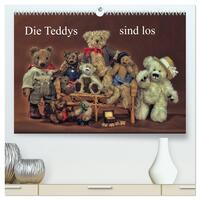 Die Teddys sind los (hochwertiger Premium Wandkalender 2026 DIN A2 quer), Kunstdruck in Hochglanz
