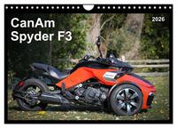 CanAm Spyder F3 (Wandkalender 2026 DIN A4 quer), CALVENDO Monatskalender