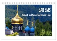Bad Ems - Kurort und Kaiserbad an der Lahn (Tischkalender 2026 DIN A5 quer), CALVENDO Monatskalender
