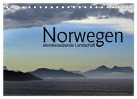 Norwegen atemberaubende Landschaft (Tischkalender 2026 DIN A5 quer), CALVENDO Monatskalender