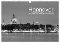 Hannover Monochrome Impressionen (Wandkalender 2026 DIN A3 quer), CALVENDO Monatskalender