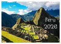 Peru 2026 (Wandkalender 2026 DIN A4 quer), CALVENDO Monatskalender