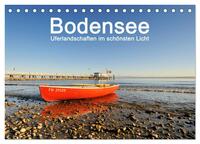 Bodensee - Uferlandschaften im schönsten Licht 2026 (Tischkalender 2026 DIN A5 quer), CALVENDO Monatskalender