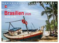 Brasilien 2026 abseits von Rio (Tischkalender 2026 DIN A5 quer), CALVENDO Monatskalender