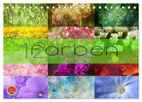12 Farben (Tischkalender 2026 DIN A5 quer), CALVENDO Monatskalender