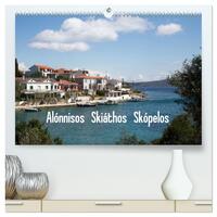 Alónnisos, Skiáthos, Skópelos (hochwertiger Premium Wandkalender 2026 DIN A2 quer), Kunstdruck in Hochglanz