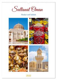 Sultanat Oman - Maskat und Salalah (Wandkalender 2026 DIN A2 hoch), CALVENDO Monatskalender