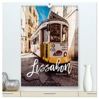 Lissabon Perspektiven (hochwertiger Premium Wandkalender 2026 DIN A2 hoch), Kunstdruck in Hochglanz