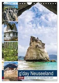 Kalenderplaner g'day Neuseeland 2026 (Wandkalender 2026 DIN A4 hoch), CALVENDO Monatskalender