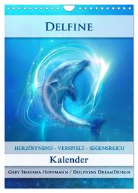 Delfine - Kalender (Wandkalender 2026 DIN A4 hoch), CALVENDO Monatskalender