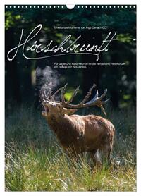 Emotionale Momente: Hirschbrunft (Wandkalender 2026 DIN A3 hoch), CALVENDO Monatskalender