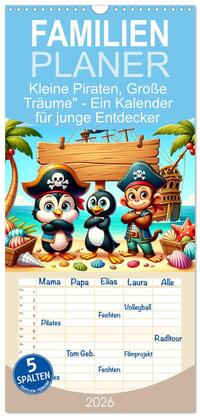 Familienplaner 2026 - Kleine Piraten, Große Träume