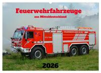Einsatzfahrzeuge aus Sachsen und Sachsen-Anhalt (Wandkalender 2026 DIN A2 quer), CALVENDO Monatskalender