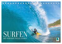 Surfen: Die perfekte Welle finden - Edition Funsport (Tischkalender 2026 DIN A5 quer), CALVENDO Monatskalender