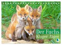 Der Fuchs: Kluger Jäger (Tischkalender 2026 DIN A5 quer), CALVENDO Monatskalender