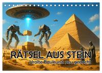 Rätsel aus Stein - Uralte Baukunst neu gedacht (Tischkalender 2026 DIN A5 quer), CALVENDO Monatskalender