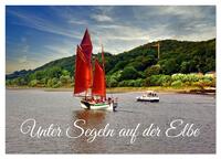 Unter Segeln auf der Elbe (Wandkalender 2026 DIN A2 quer), CALVENDO Monatskalender