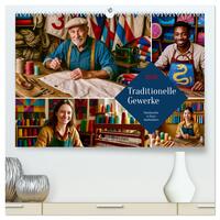 Traditionelle Gewerke (hochwertiger Premium Wandkalender 2026 DIN A2 quer), Kunstdruck in Hochglanz