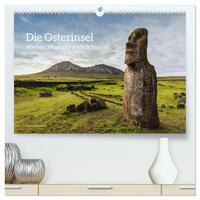 Die Osterinsel – Mythen, Moai und wilde Schönheit (hochwertiger Premium Wandkalender 2026 DIN A2 quer), Kunstdruck in Hochglanz