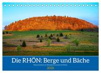 Die RHÖN: Faszinierende Berge und lebendige Bäche (Tischkalender 2026 DIN A5 quer), CALVENDO Monatskalender