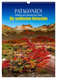 Patagonien, die schönsten Reiseziele: Wildnis am Rande der Welt (Wandkalender 2026 DIN A3 hoch), CALVENDO Monatskalender