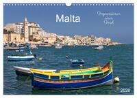 Malta. Impressionen einer Insel (Wandkalender 2026 DIN A3 quer), CALVENDO Monatskalender