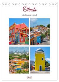 Olinda - ein Traumreiseziel (Tischkalender 2026 DIN A5 hoch), CALVENDO Monatskalender