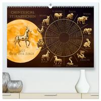 Chinesische Sternzeichen (hochwertiger Premium Wandkalender 2027 DIN A2 quer), Kunstdruck in Hochglanz