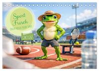 Sportfrosch (Tischkalender 2027 DIN A5 quer), CALVENDO Monatskalender