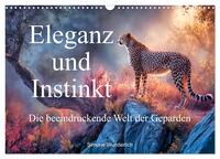Eleganz und Instinkt - die beeindruckende Welt der Geparden (Wandkalender 2027 DIN A3 quer), CALVENDO Monatskalender