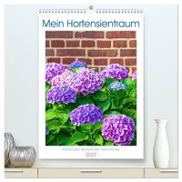 Mein Hortensientraum (hochwertiger Premium Wandkalender 2027 DIN A2 hoch), Kunstdruck in Hochglanz