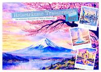 Reiseträume Traumreisen. Die schönsten Reiseziele der Welt in Watercolor (Wandkalender 2027 DIN A2 quer), CALVENDO Monatskalender