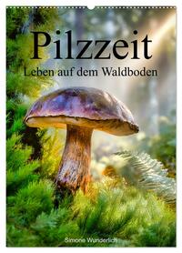 Pilzzeit - Leben auf dem Waldboden (Wandkalender 2027 DIN A2 hoch), CALVENDO Monatskalender
