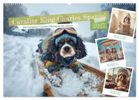 Cavalier King Charles Spaniel. Die lustigsten Cavalier Momente des Jahres. (Wandkalender 2027 DIN A2 quer), CALVENDO Monatskalender